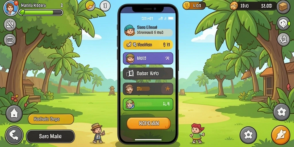 Tangkapan layar menunjukkan pengalaman multiplayer yang menarik.