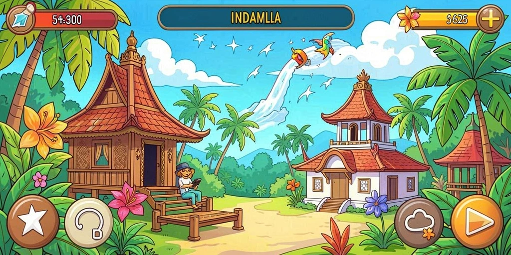 Ilustrasi fitur baru dalam permainan yang menarik.