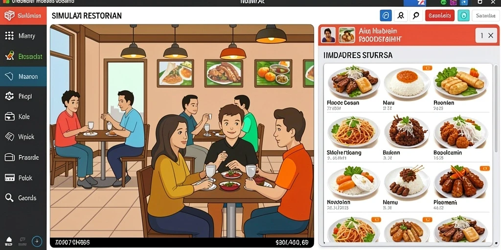 Fitur multiplayer yang memungkinkan interaksi sosial antar pemain.