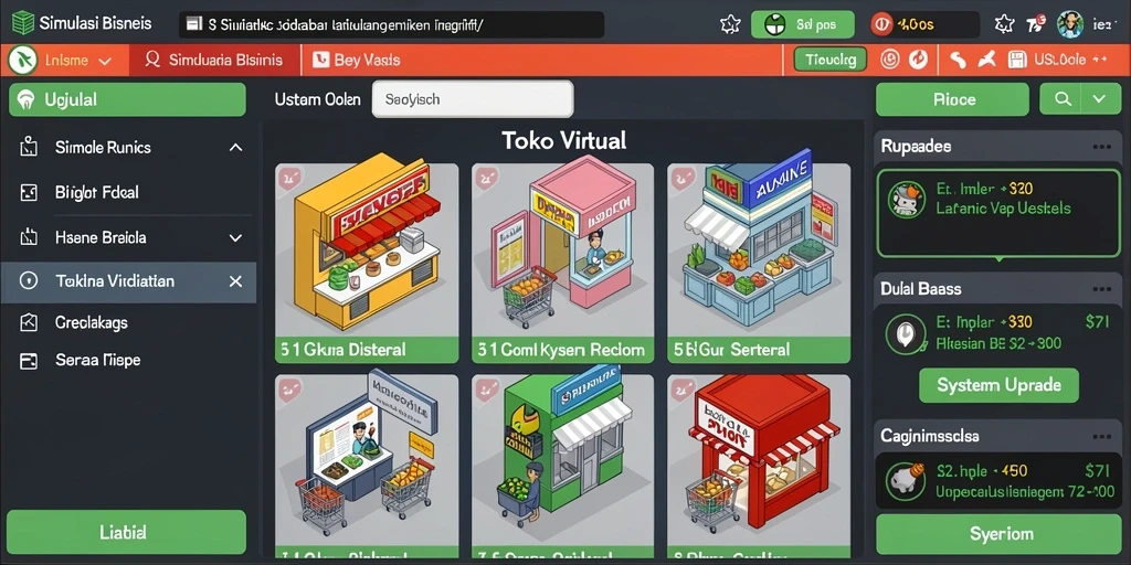 Screenshot memperlihatkan interaksi pengguna dalam permainan.