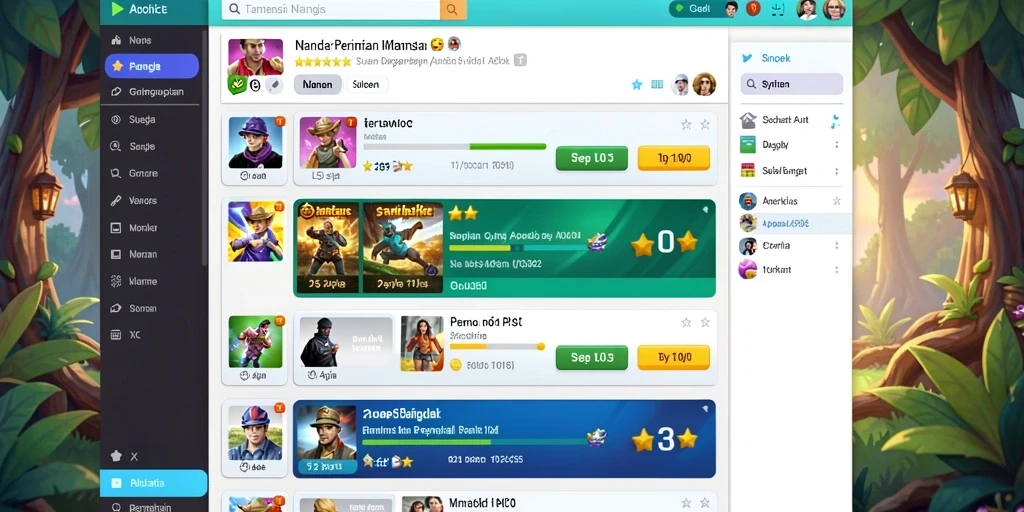 Screenshot menampilkan karakter yang bisa dipilih pemain.